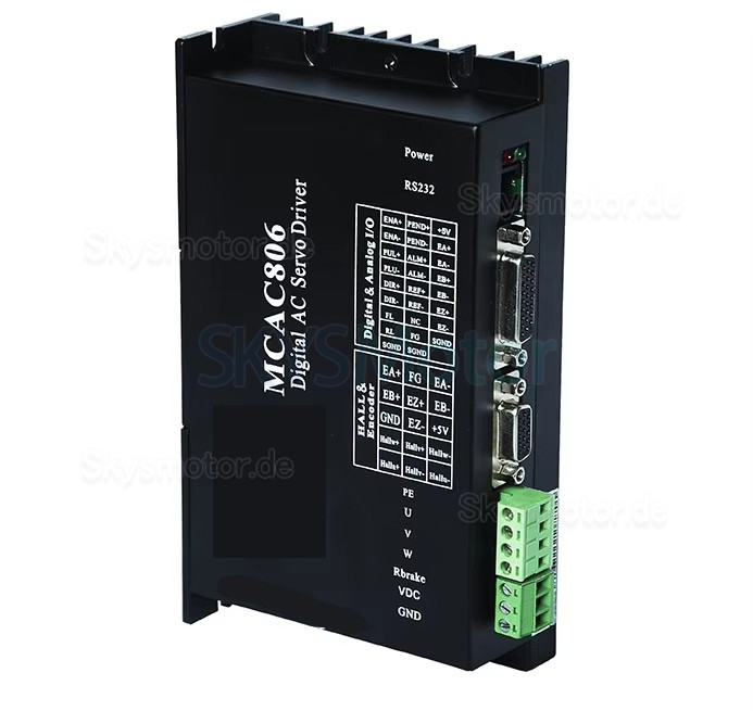 400W 36V-80V 8A AC Servoantrieb Steuerung MCAC806